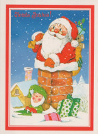 SANTA CLAUS CHRISTMAS Holidays Vintage Postcard CPSMPF #PAJ435.GB - Santa Claus