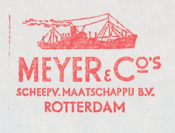 Meter Cover Netherlands 1984 Shipping Company Meyer And Co - Schiffe