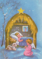 ANGEL CHRISTMAS Holidays Vintage Postcard CPSM #PAH491.GB - Anges
