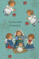 ANGEL CHRISTMAS Holidays Vintage Postcard CPSM #PAH361.GB - Anges