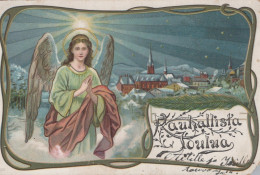 1901 ANGE NOËL Vintage Antique Carte Postale CPA #PAG663.FR - Angels