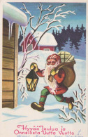 Buon Anno Natale GNOME Vintage Cartolina CPSMPF #PKD891.IT - New Year