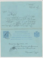 Briefkaart G. 37 Ommelanderwijk - Hemer Duitsland 1898 V.v. - Ganzsachen
