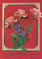 FIORI Vintage Cartolina CPSM #PBZ304.IT - Fleurs