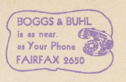 Meter Top Cut USA 1946 Telephone - Fairfax - Télécom