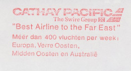 Meter Cut Netherlands 1985 Cathay Pacific - Airline - Aerei