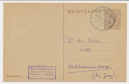 Firma Briefkaart Grijpskerke 1925 - Ds. Ossewaarde - Zonder Classificatie