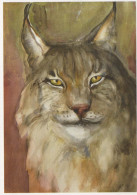 LYNX Animale Vintage Cartolina CPSM #PBS076.IT - Altri & Non Classificati