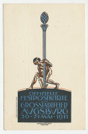 Postal Stationery Bayern 1911 Grosstadtfeier Augsburg - Karnaval