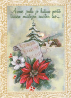 Buon Anno Natale Vintage Cartolina CPSM #PBN590.IT - Nouvel An