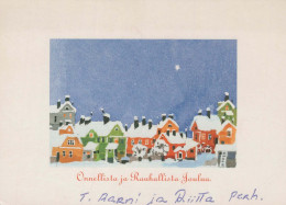 Buon Anno Natale Vintage Cartolina CPSM #PBN403.IT - Nieuwjaar