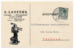 Firma Briefkaart Groningen 1927 - Machinefabriek - Zonder Classificatie