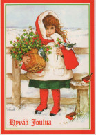 Buon Anno Natale BAMBINO Vintage Cartolina CPSM #PAY230.IT - New Year