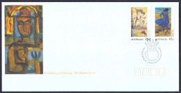 Australia 1990 - Heidelberg And Heritage, The Modern, Art, Painting - FDC - Primo Giorno D'emissione (FDC)