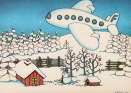 Buon Anno Natale Vintage Cartolina CPSM #PAV737.IT - Neujahr
