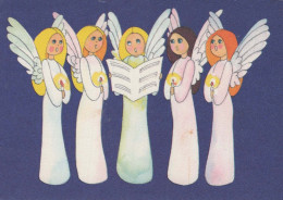 ANGELO Buon Anno Natale Vintage Cartolina CPSM #PAS743.IT - Angeles