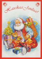 BABBO NATALE Natale Vintage Cartolina CPSM #PAK687.IT - Santa Claus