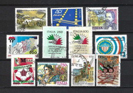 ITALIE Ca. 1986-88: Lot D' Obl. - 1981-90: Usados