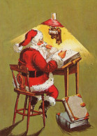 BABBO NATALE Natale Vintage Cartolina CPSM #PAK624.IT - Santa Claus