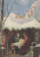 ANGELO Buon Anno Natale Vintage Cartolina CPSM #PAH798.IT - Angeles