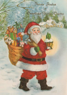 BABBO NATALE Natale Vintage Cartolina CPSM #PAJ643.IT - Santa Claus