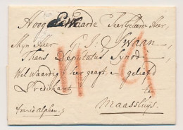 Zevenbergen - Maassluis 1766 - Franco Alphen - ...-1852 Préphilatélie