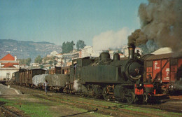 TRENO TRASPORTO FERROVIARIO Vintage Cartolina CPSMF #PAA527.IT - Treni