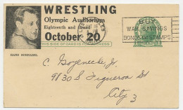 Postal Stationery USA 1943 Wrestling - Olympic Auditorium - Andere & Zonder Classificatie
