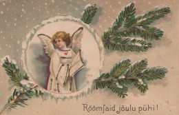 1904 ANGELO Buon Anno Natale Vintage Cartolina CPA #PAG667.IT - Anges