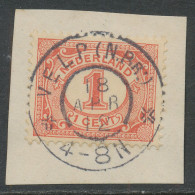 Grootrondstempel Velp (N.Br:) 1912 - Storia Postale