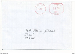 Meter Cover / Pitney Bowes #300052 - 17 October 1994 Rakvere - Estonie