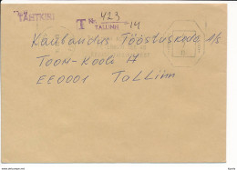 Registered Meter Cover / Soviet Style - 15 March 1995 Tallinn - Estland
