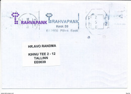 Meter Cover / Soviet Style, Rahvapank Bank  - 9 October 1995 Põlva - Estland