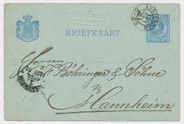 Briefkaart G. 25 Firma Blinddruk Amsterdam 1881 - Postal Stationery