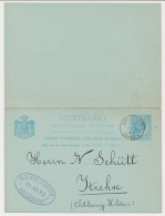 Briefkaart G. 28 Apeldoorn - Itzehoe Duitsland 1892 - Ganzsachen