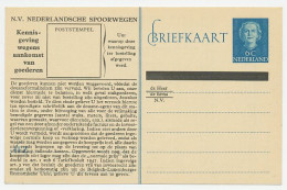 Spoorwegbriefkaart G. NS302 F - Entiers Postaux