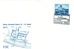 (!) Tallinn Castle Estonia Estland FDC 1993 Mi 218 - Estonia