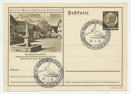 Postcard / Postmark Deutsches Reich / Germany 1939 Ski Jumping - Interational Winter Sports Week - Hiver