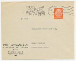 Cover / Postmark Deutsches Reich / Germany 1936 Olympic Games Berlin 1936 - Andere & Zonder Classificatie