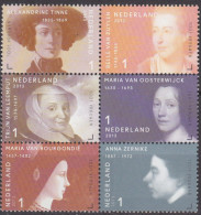 Nederland 2013 - NVPH 3048/3053 - Blok Block Of 6 - Vrouwen, Femmes Célèbres, Famous Women - MNH Postfris - Nuevos