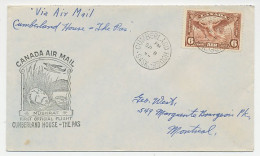 FFC / First Flight Cover Canada 1937 Muskrat - Cumberland House - The Pas - Altri & Non Classificati