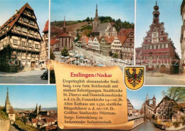 73100072 Esslingen Neckar Fachwerkhaus Rathaus Marktplatz Stadtblick Neckarparti - Esslingen