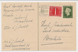 Briefkaart G. 291 A / Bijfrankering Amsterdam - Boekelo 1948 - Postal Stationery