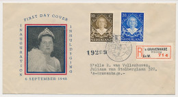 FDC / 1e Dag Em. Inhuldiging 1948 - Stempel 7 September - Non Classés