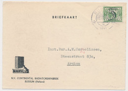 Firma Briefkaart Bussum 1941 - Radiatorenfabriek - Kat - Unclassified