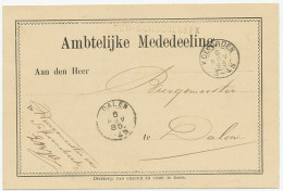 Naamstempel Oud - Schoonebeek 1886 - Storia Postale