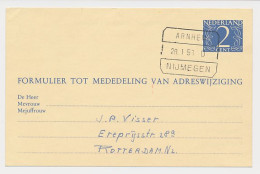 Treinblokstempel : Arnhem - Nijmegen D 1956 - Unclassified