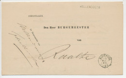 Naamstempel Hellendoorn 1885 - Brieven En Documenten