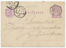 Naamstempel Cortgene 1880  - Lettres & Documents