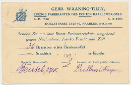 Firma Briefkaart Haarlem 1925 - Haarlemmer Olie - Ohne Zuordnung